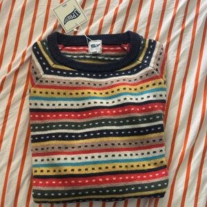 PRPS Multicolor Striped Crewneck Sweater